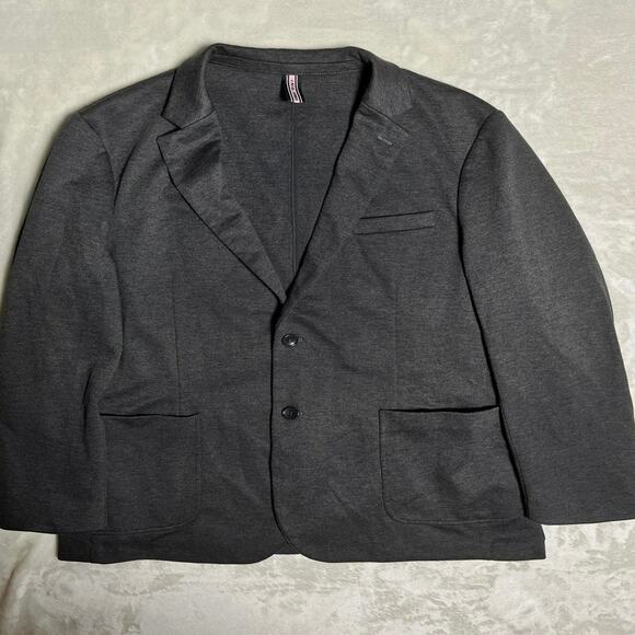 PJ Paul Jones Unstructured Blazer Men's XL Charcoal Gray Relaxed Office Career - Picture 1 of 10